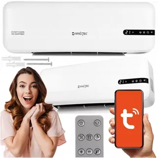 VZDUCHOVÁ CLONA ENERGETICKY ÚSPORA KÝVANIA OHRIEVAČA WIFI DIAĽKOVÉ 2000W
